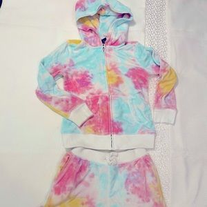 Ralph Lauren Polo tie-dye terrycloth set